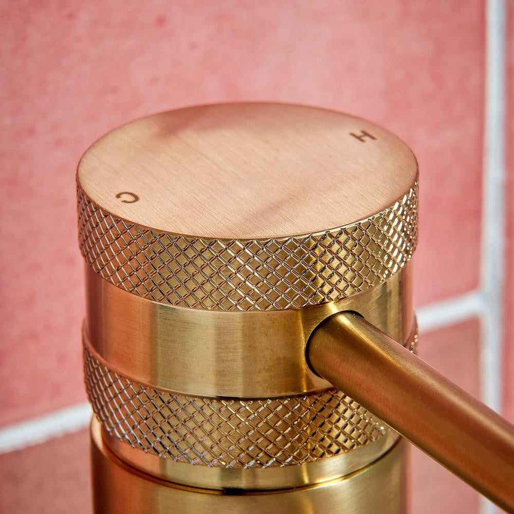 Luxe Basin Mixer Brushed Brass